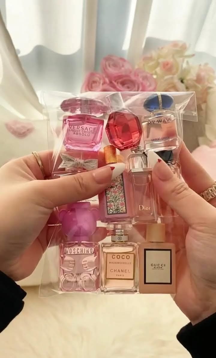 CAJA SORPRESA DE 10 MINI PERFUMES DE DISEÑADOR